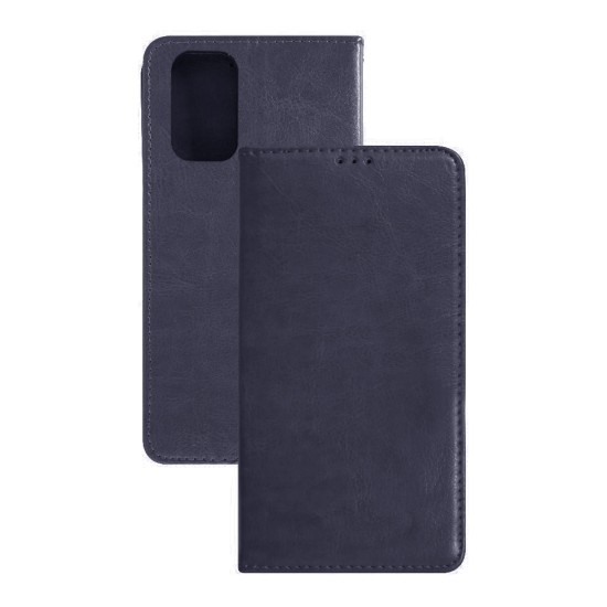 Capa Flip de Couro com Bolso Interno para Oppo A74 Azul